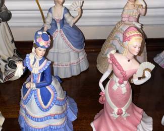Collection Of Lenox Lady Figurines