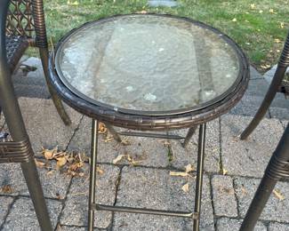 Outdoor Set W/ 2 Chairs & 1 Table