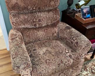 Nicely Upholstered Reclining Arm Chair