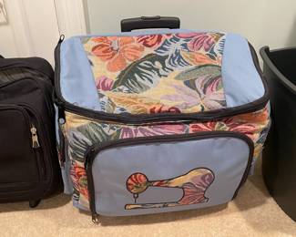 Rolling Sewing Suitcase