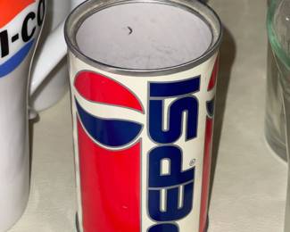 Large Pepsi-Cola Collection W/ Pillows, Hats, Bags, Glasses, Cups, Christmas Decor, Signs, Books, Etc.