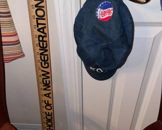 Large Pepsi-Cola Collection W/ Pillows, Hats, Bags, Glasses, Cups, Christmas Decor, Signs, Books, Etc.