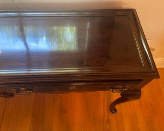 Wooden 2 Drawer Console Table