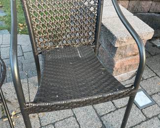 Outdoor Set W/ 2 Chairs & 1 Table