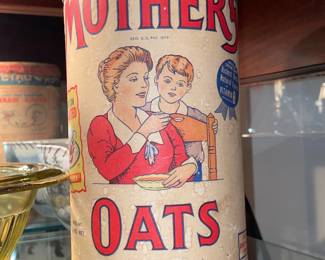 Vintage Mother's Oats Container