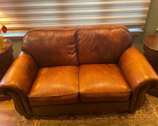 Leather Loveseat