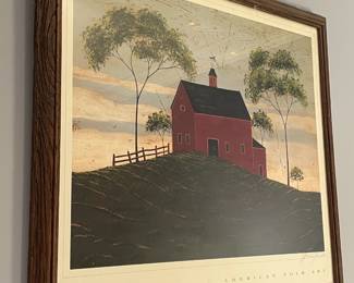 Framed & Signed Artwork By Warren Kimble