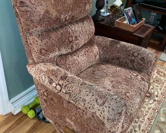 Nicely Upholstered Reclining Arm Chair
