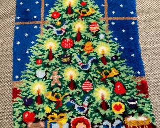 Large Christmas Hook A Rug