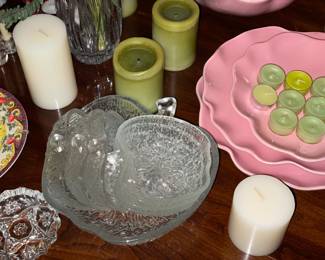 Apple Glass Bowl Set