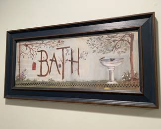 Bath Framed Artwork
