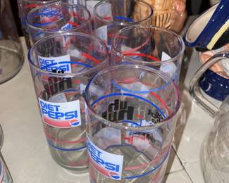 Large Pepsi-Cola Collection W/ Pillows, Hats, Bags, Glasses, Cups, Christmas Decor, Signs, Books, Etc.