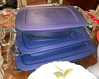 Pyrex Baking Dishes W/ Lids