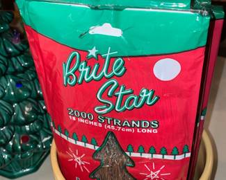 Vintage Brite Star Tinsel Strands