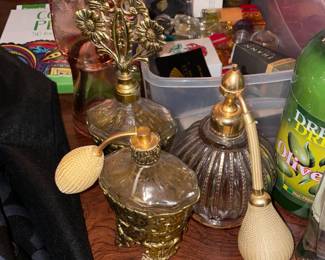 Brass Perfume Bottles