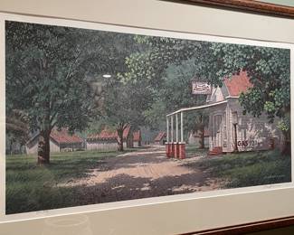 Framed, Numbered, & Signed Pepsi Cola Wall Art By Jim Harrison