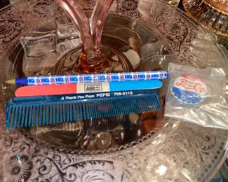 Large Pepsi-Cola Collection W/ Pillows, Hats, Bags, Glasses, Cups, Christmas Decor, Signs, Books, Etc.