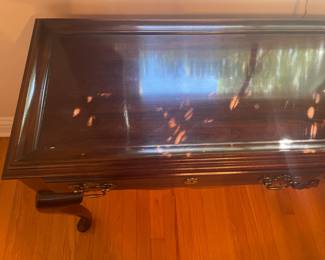 Wooden 2 Drawer Console Table