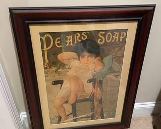 Pears's Soap Framed Ad