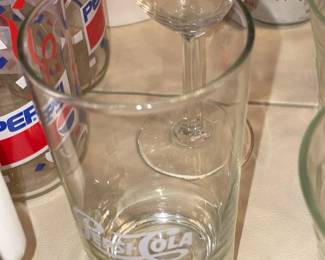 Large Pepsi-Cola Collection W/ Pillows, Hats, Bags, Glasses, Cups, Christmas Decor, Signs, Books, Etc.