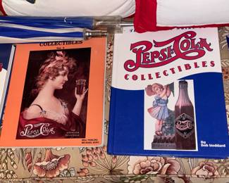 Large Pepsi-Cola Collection W/ Pillows, Hats, Bags, Glasses, Cups, Christmas Decor, Signs, Books, Etc.