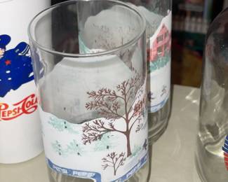 Large Pepsi-Cola Collection W/ Pillows, Hats, Bags, Glasses, Cups, Christmas Decor, Signs, Books, Etc.