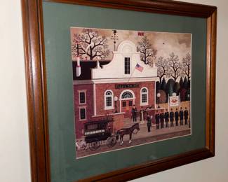 Framed Police Wall Art