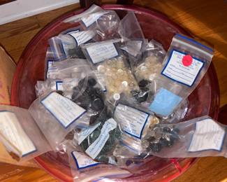 Assorted Buttons (Many Leather)