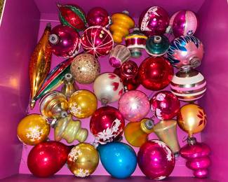 Antique Glass Christmas Ornaments