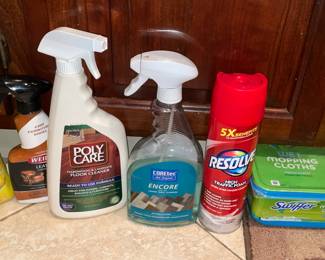 Assorted Cleaning Chemicals (Most Are Brand New Or Still Full!)