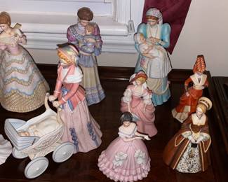 Collection Of Lenox Lady Figurines
