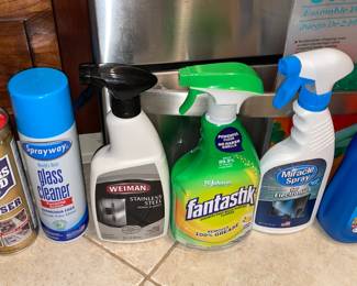 Assorted Cleaning Chemicals (Most Are Brand New Or Still Full!)