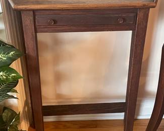 Wooden Accent Table W/ 1 Drawer