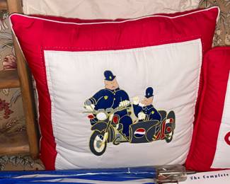 Large Pepsi-Cola Collection W/ Pillows, Hats, Bags, Glasses, Cups, Christmas Decor, Signs, Books, Etc.