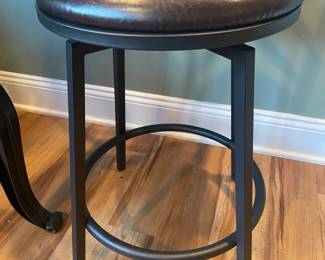 Cast Iron Wine Style Table W/ 1 Barstool