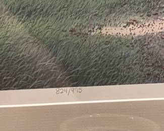 Framed, Numbered, & Signed Pepsi Cola Wall Art By Jim Harrison