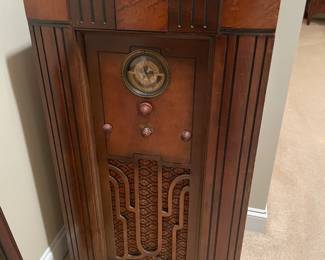 Antique Wooden Radio