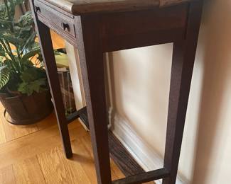Wooden Accent Table W/ 1 Drawer
