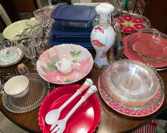 Assorted Kitchenware (Coffee Mugs, Glassware, Bakeware, Dishes, Etc.)