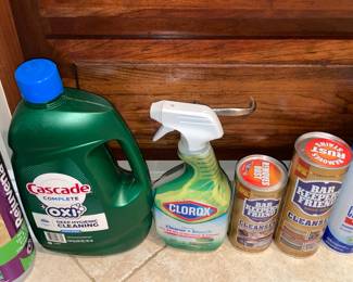 Assorted Cleaning Chemicals (Most Are Brand New Or Still Full!)