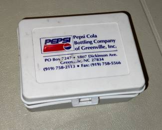 Large Pepsi-Cola Collection W/ Pillows, Hats, Bags, Glasses, Cups, Christmas Decor, Signs, Books, Etc.