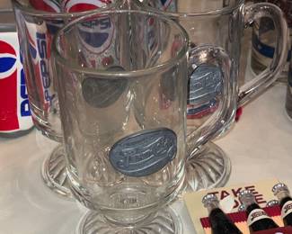 Large Pepsi-Cola Collection W/ Pillows, Hats, Bags, Glasses, Cups, Christmas Decor, Signs, Books, Etc.