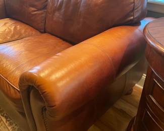 Leather Loveseat