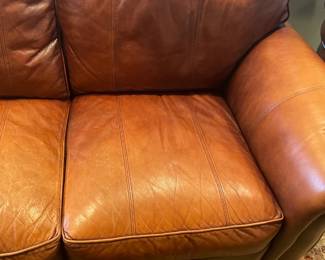 Leather Loveseat