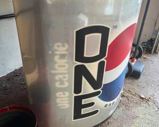 Original Pepsi One Store Cooler Case