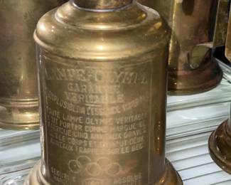 Antique Mini Brass Oil Lamps