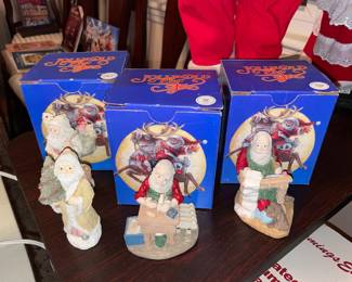 Jolly Old Elf Figurines W/ Boxes