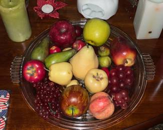 Faux Fruit Platter