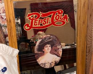 Large Pepsi-Cola Collection W/ Pillows, Hats, Bags, Glasses, Cups, Christmas Decor, Signs, Books, Etc.