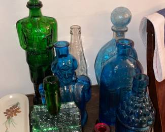 Decorative Glass Bottle Collection